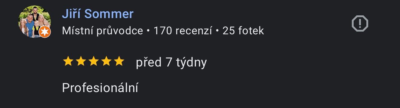 Recenze zákazníka